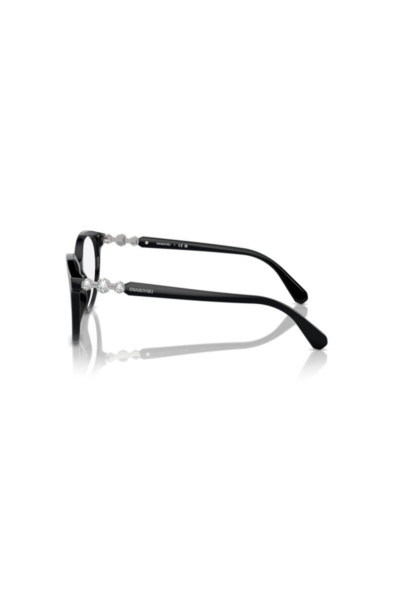 SWAROVSKI Black Round Eyeglasses for Women - Image 2